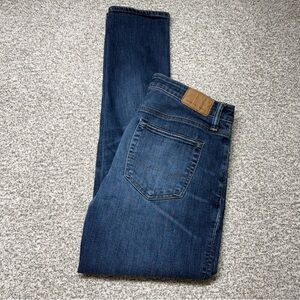 Men’s American Eagle Airflex + Temp Tech Blue Athletic Skinny Jeans Size 32 x 34